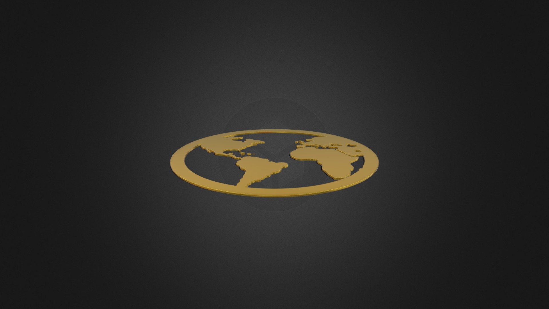a flat model of the planet earth. The blender file with the material.