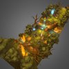 swamp location tree, assets, 3dcoat, map, bocharova, 3d-coat, environment