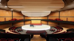 Concert Hall | Amphitheater VR Baked + Max Scene theatre, theater, virtualreality, auditorium, ballroom, opera, amphitheater, virtualdesktop, concert-hall, concerthall, 3dsmax, 3dsmaxpublisher, house, hippodrome