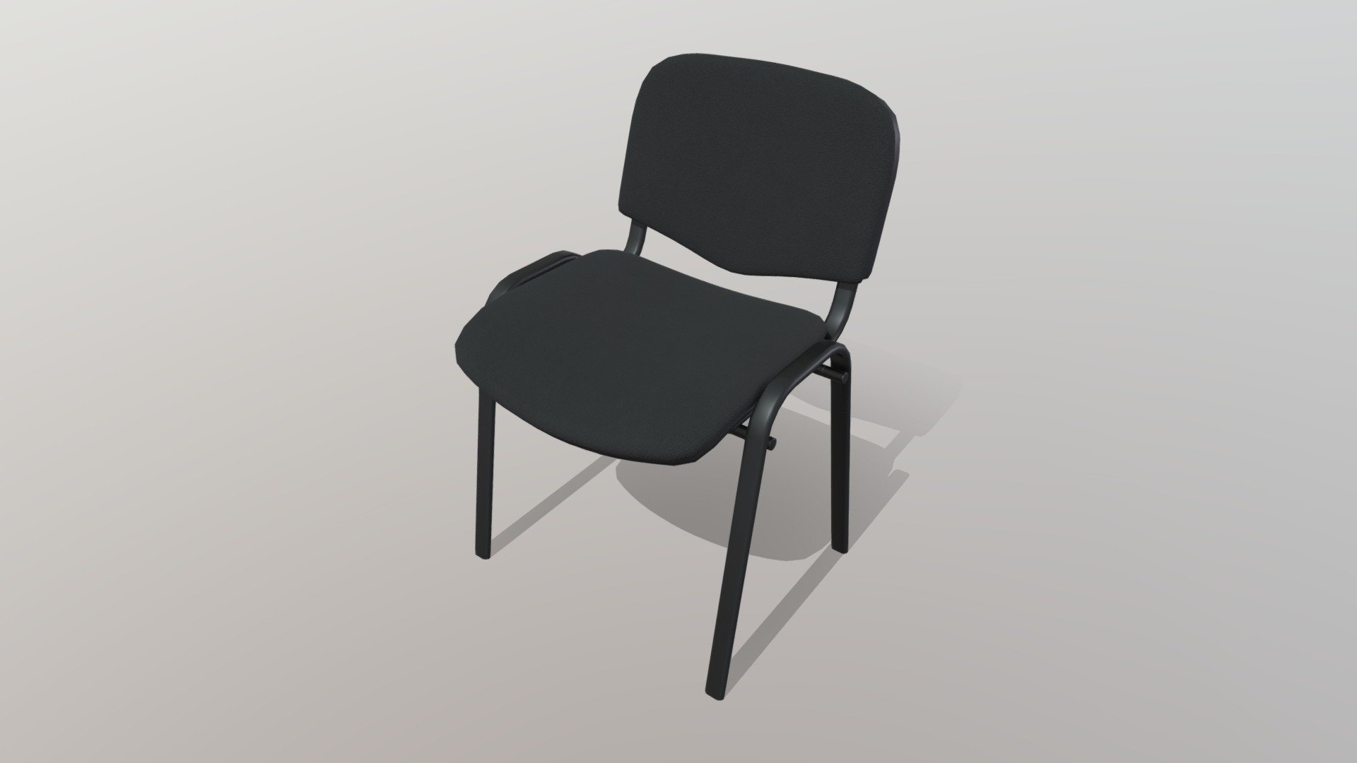 Game ready low-poly Office Chair model with PBR textures for game engines/renderers. 4096x4096 PBR Metallic/Roughness textures.

This product is intended for game/real time/background use. This model is not intended for subdivision. Geometry is triangulated. Model unwrapped manually. All materials and objects named appropriately. Scaled to approximate real world size. Tested in Marmoset Toolbag 3. Tested in Unreal Engine 4. Tested in Unity. No special plugins needed. .obj and .fbx versions exported from Blender 2.83.

4096x4096 textures in png format included:
- General PBR Metallic/Roughness  textures: BaseColor, Metallic, Roughness, Normal(DirectX), Normal(OpenGL), AO;
- Unity Textures: Albedo, MetallicSmoothness, Normal, AO;
- Unreal Engine 4 textures: BaseColor, OcclusionRoughnessMetallic, Normal;
- PBR Specular/Glossiness textures: Diffuse, Specular, Glossiness, Normal(DirectX), Normal(OpenGL), AO.