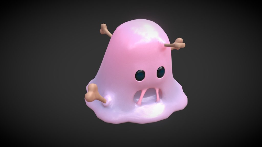 Originally a project to test Blender's bendy bone system. 

I ended up doing a full rig on this guy using conventional methods to get more controlled results.