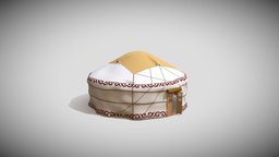 Yurt Kazakh grass, leather, mountain, yurt, felt, steppe, house, devo