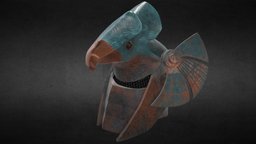 Stargate SG-1 Jaffa Hawk Helmet armor, tribal, sg1, hawk, traditional, jaffa, weapons, helmet, starwars, war