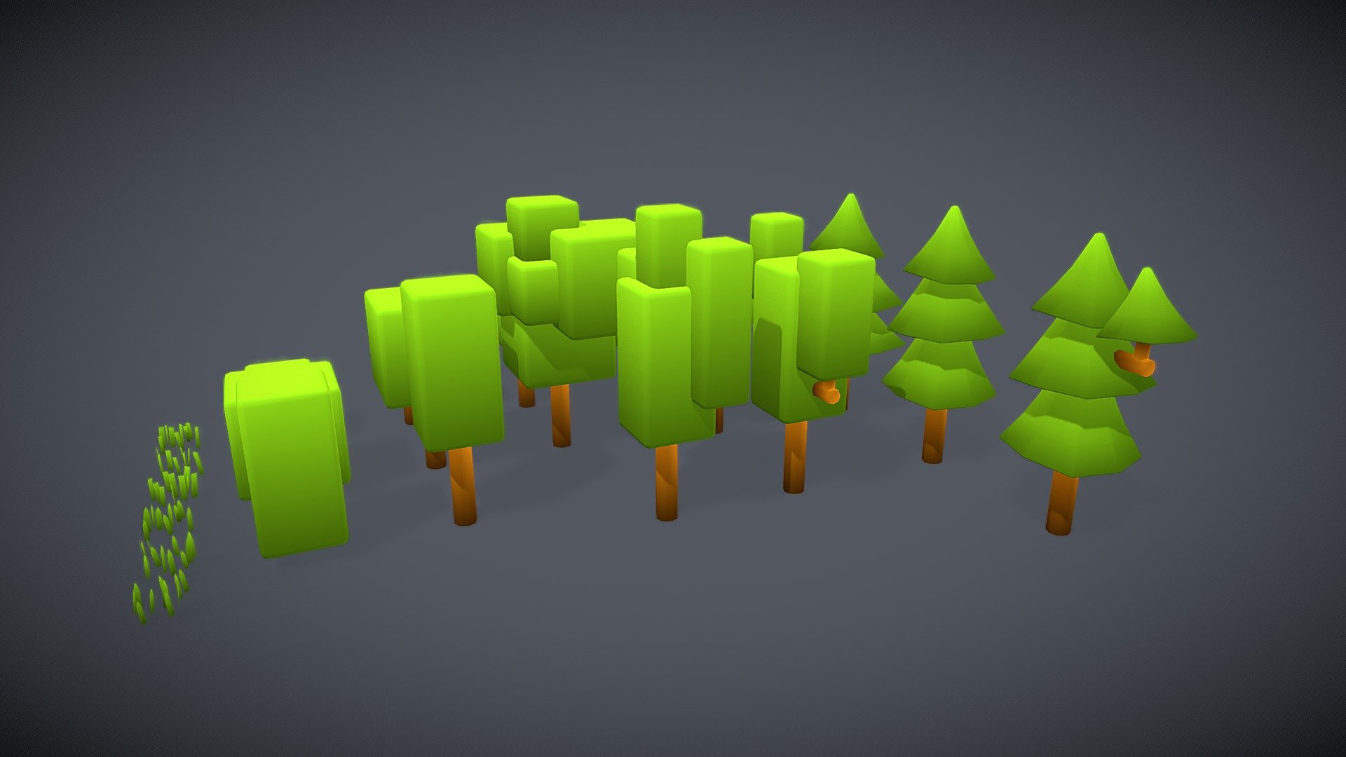 Cartoon forest for an artsy/ calming style and vibe :)