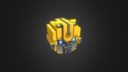 Transformer's - Bumblebee Helmet transformer, event, transformers, bumblebee, blockbench, minecraft, helmet, pixel, robot