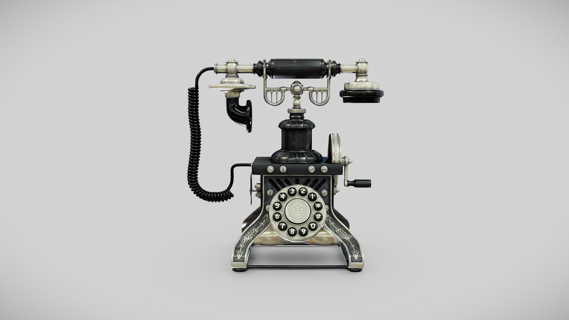3d photorealistic model of an antique phone Eiffel Tower 1892 with an original vintage Retro style and ornamented.

Entirely modeled with 3d studio max and rendered This model contains 61547 polygons




All Textures 4k PBR (specular/gloss and roughness/metalness)

4 variants textures

Available Formats




MAX (3d Studio Max 2017)

FBX (Multi Format)

3ds

OBJ (Multi Format)
