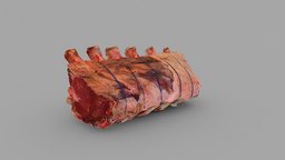 Rib rack train train, standing, rack, meat, prime, butcher, steak, ribs, rib, cote-de-boeuf, metashape, agisoft, 3dscan