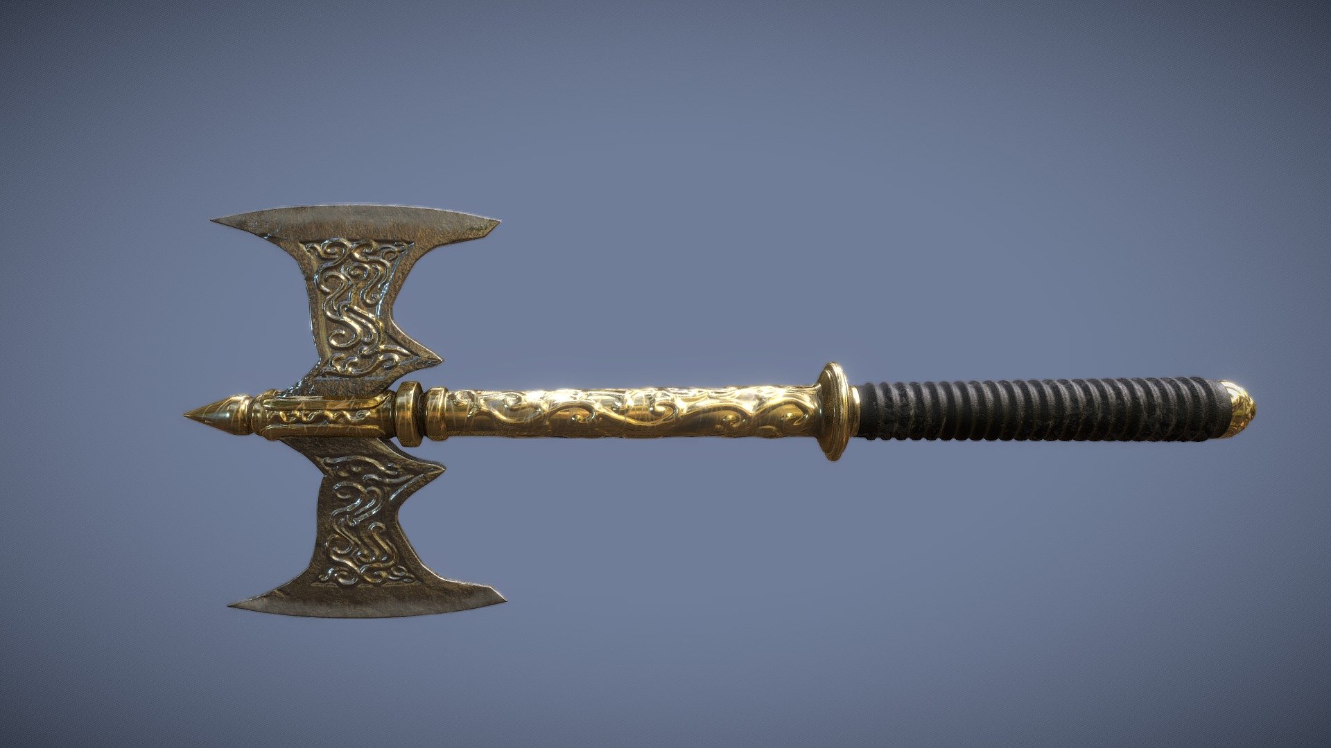 An ancient ax, it is said that it possesses the power to decide the fate of those who use it. handed down by ancient families of a now lost past it has now been forgotten by everyone.
use it for your game, suitable both in medieval settings and also in dystopian and mysterious futures.

Low poly gaming asset, suitable for engines like unreal or unity. The various pessi that compose it are separated thus allowing different configurations or animations. fully equipped with 4k texutre.

11164 vertices, 11130 faces, 22316 triangles

enjoy ;)