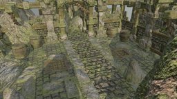 Temple Scene scene, unreal, classproject