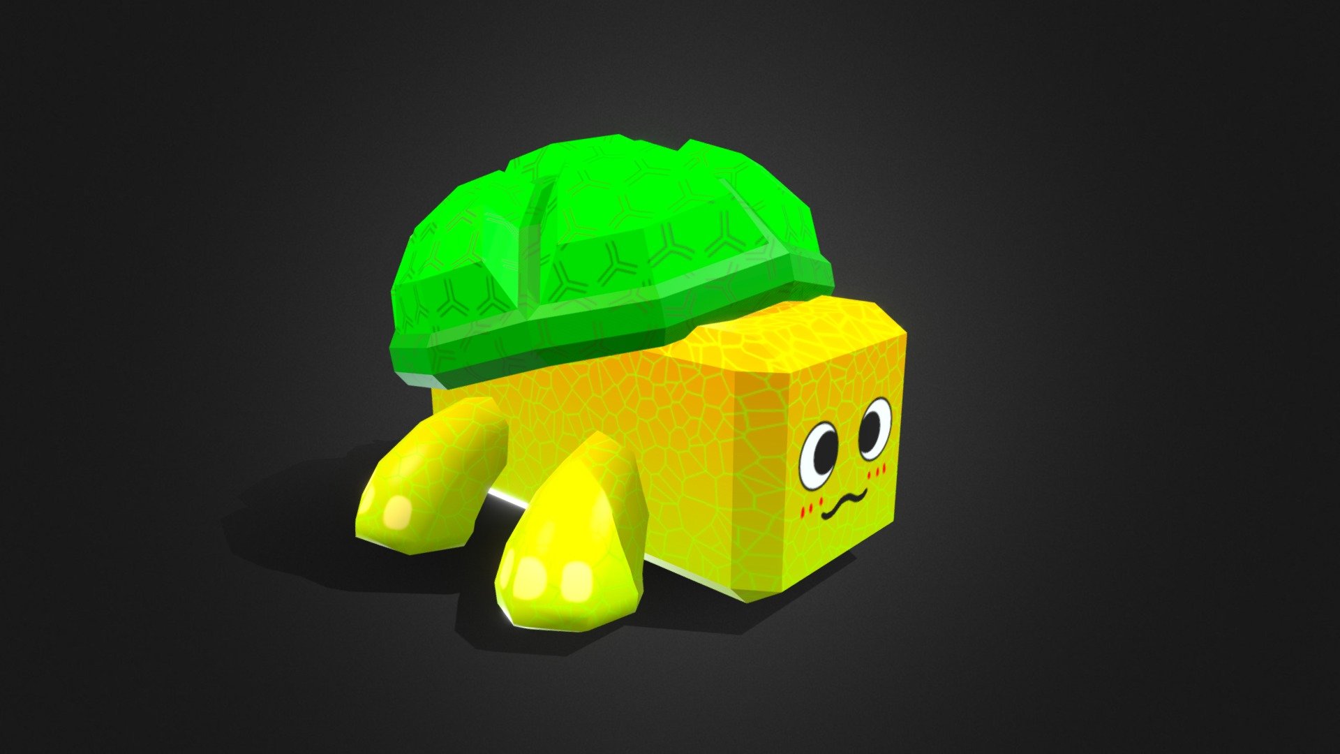 A low poly cartoon cute little turtle made with Blender,perfect for making Roblox games.

Its material consists of one texture,namely BaseColor.

You can download it and immediately use it in the game you’re making.