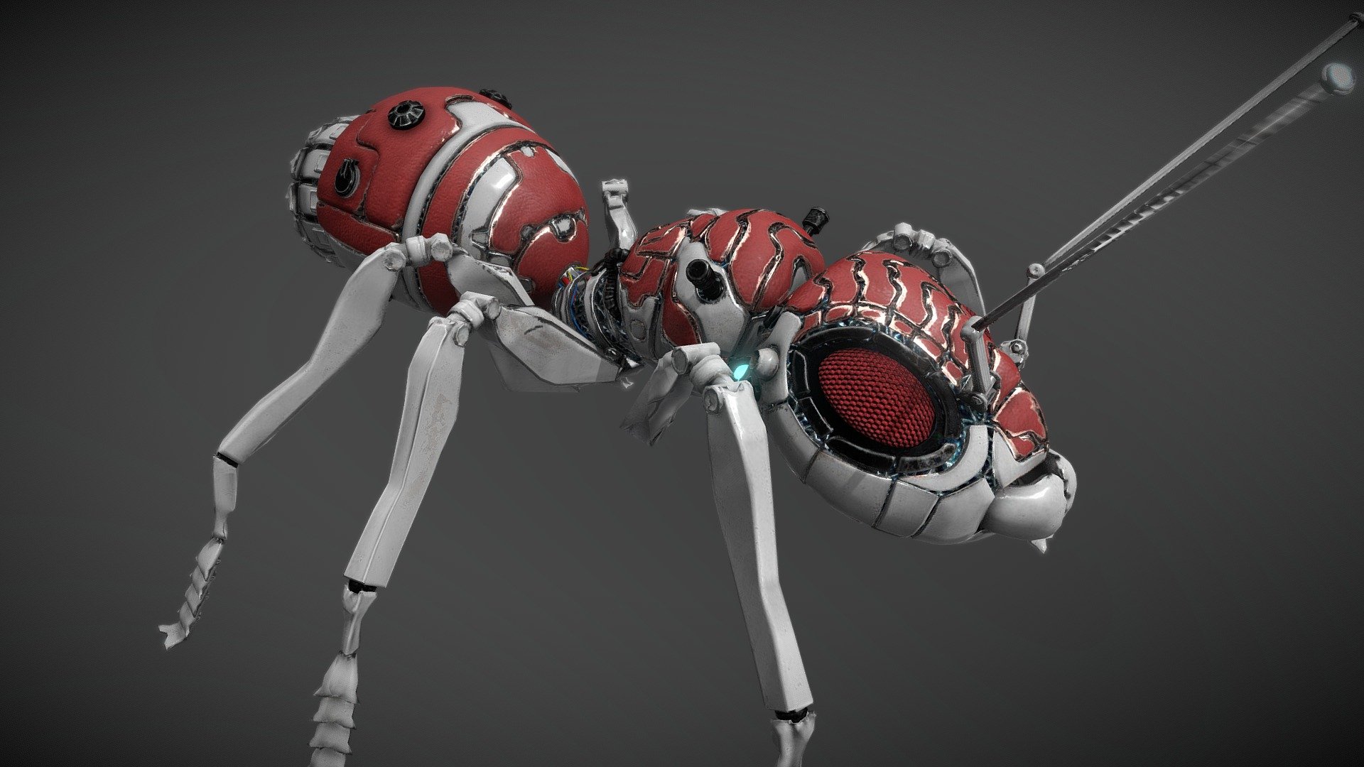 Hard surface Iron Ant in Zbrush Core and PBR process with Substance painter.Suitable for games or SCI-FI animation.
2048px by 2048px textures for PBR workflows.
Additional file: FBX , OBJ
