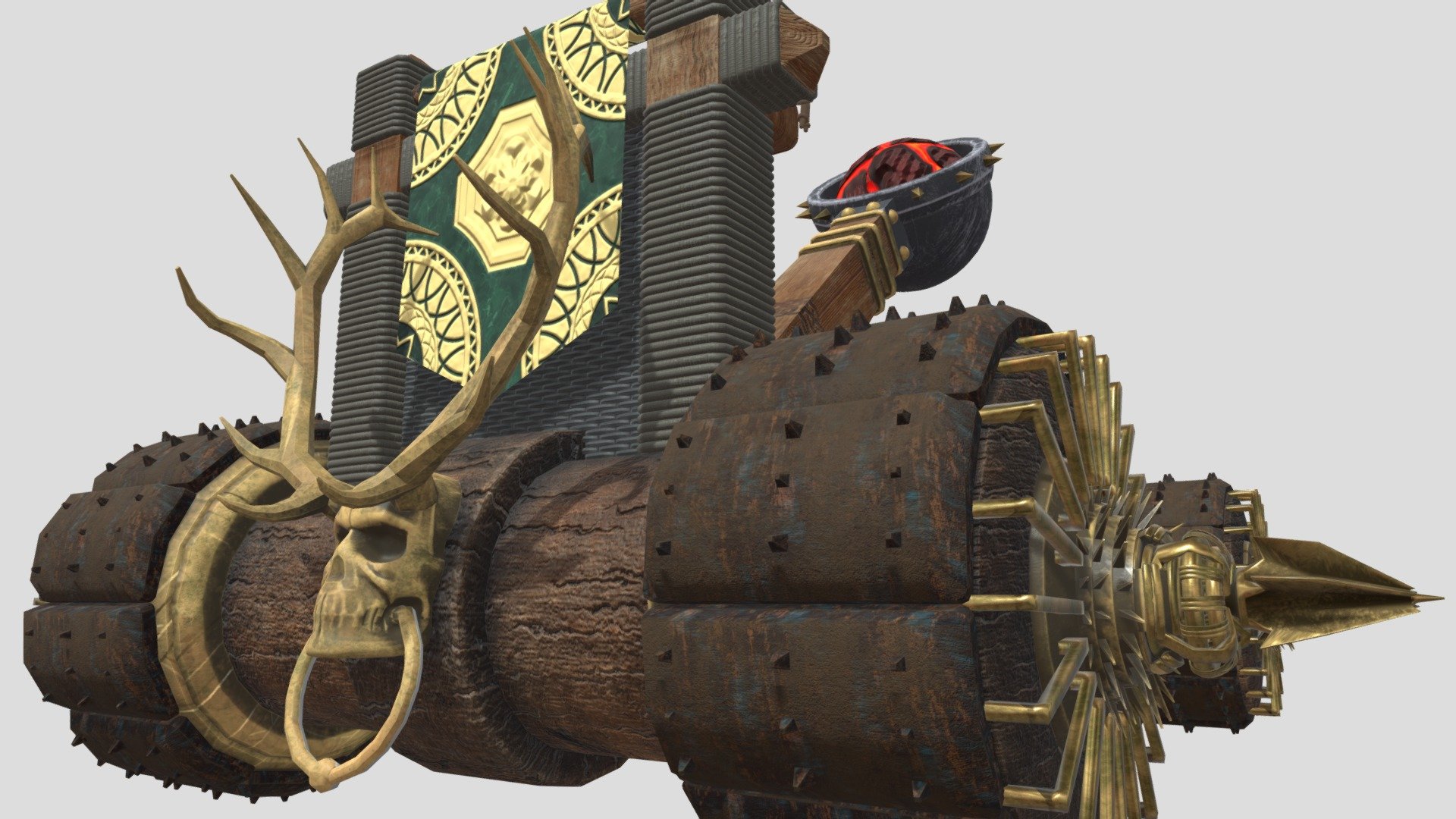 Medieval war weapon model and texture in maya tested with unreal engine 

thanks for love and support