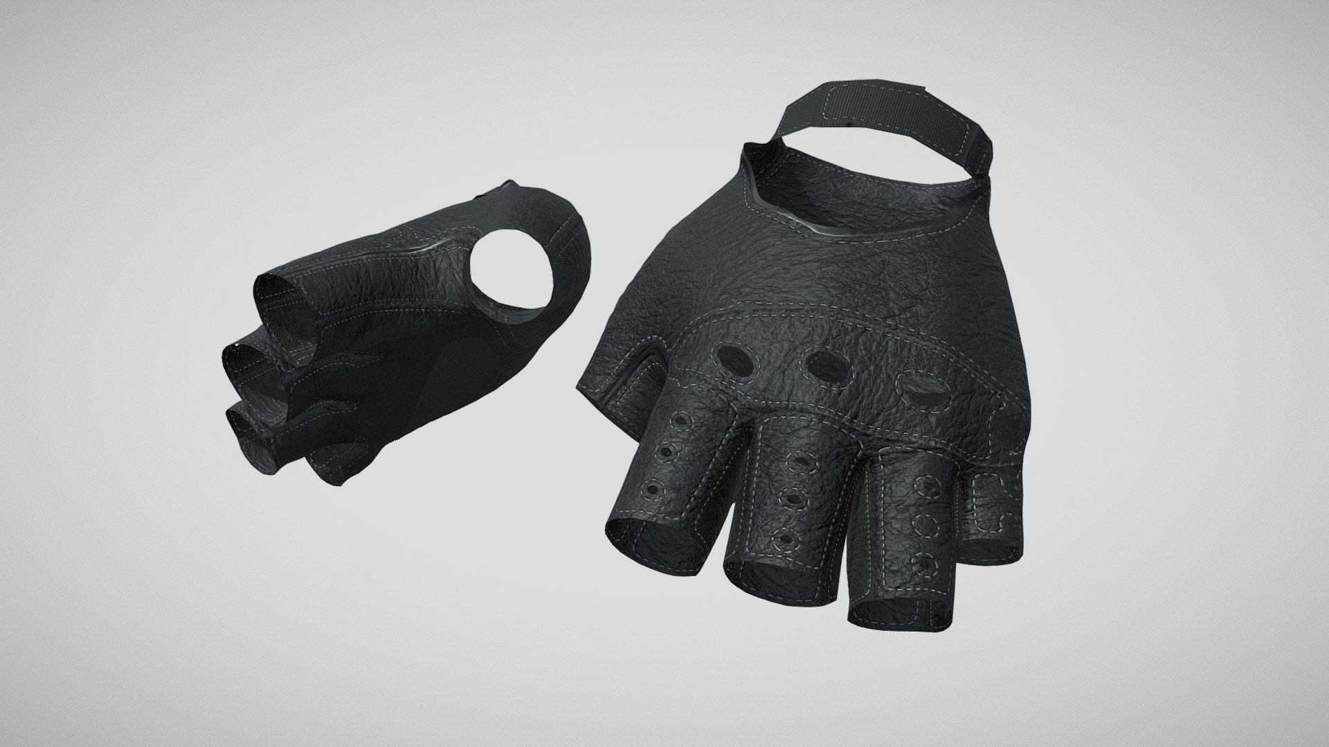 Fingerless leather gloves.
Suitable for both athletes and cyclists.
It can also be used as a tactical one.
The model is made in real scale
No intersections.
One UV card
PBR textures
Correct topology
Without the use of unwanted modifiers