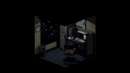Office Cubicle office, retro, cubicle, cartoony, 80s, diorama, officefurniture, office-supplies, blender, 2dlook