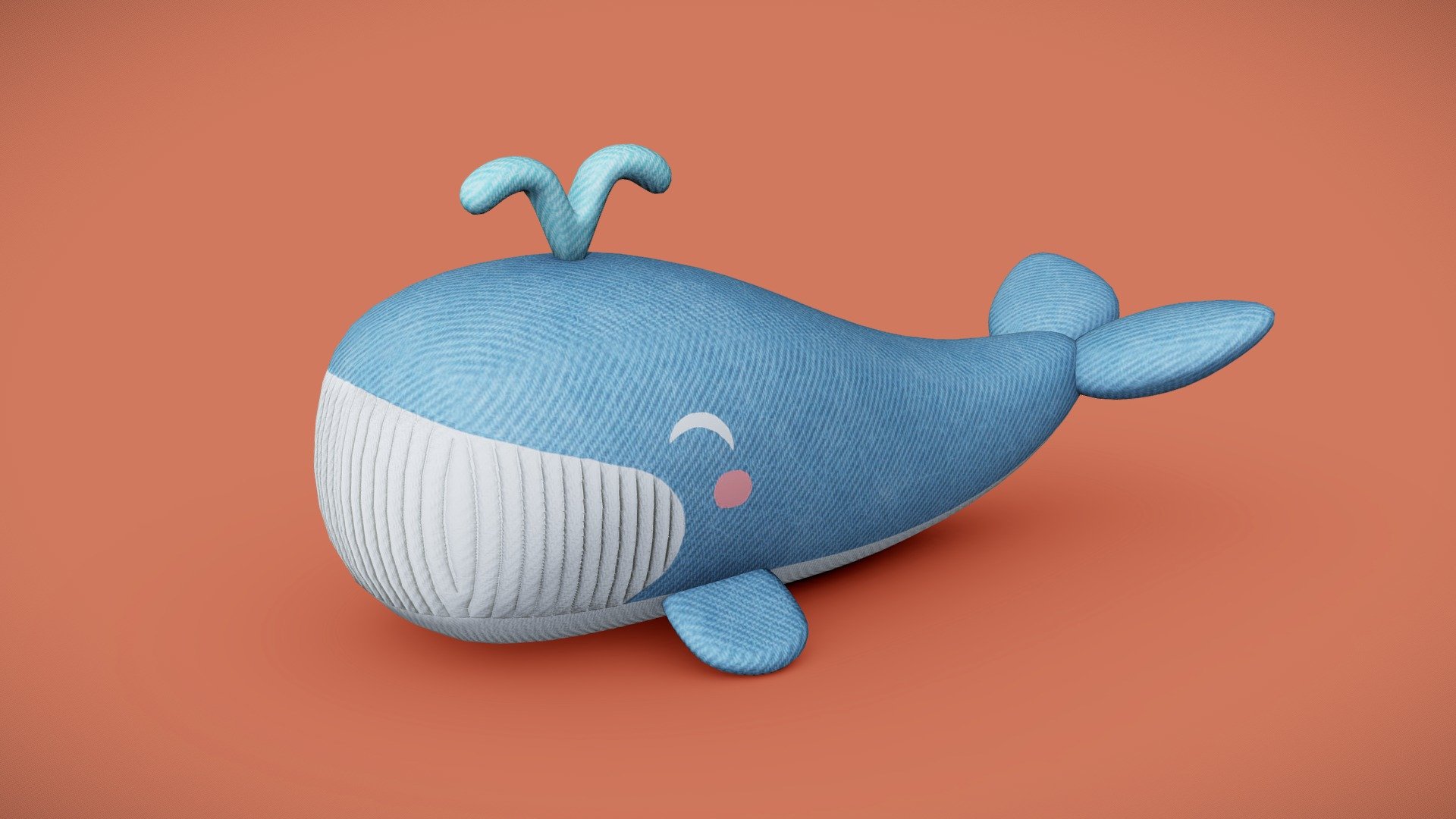 whale plush toy for your renders and games

Textures:

Diffuse color, Roughness, Normal, AO

All textures are 2K

Files Formats:

Blend

Fbx

Obj
