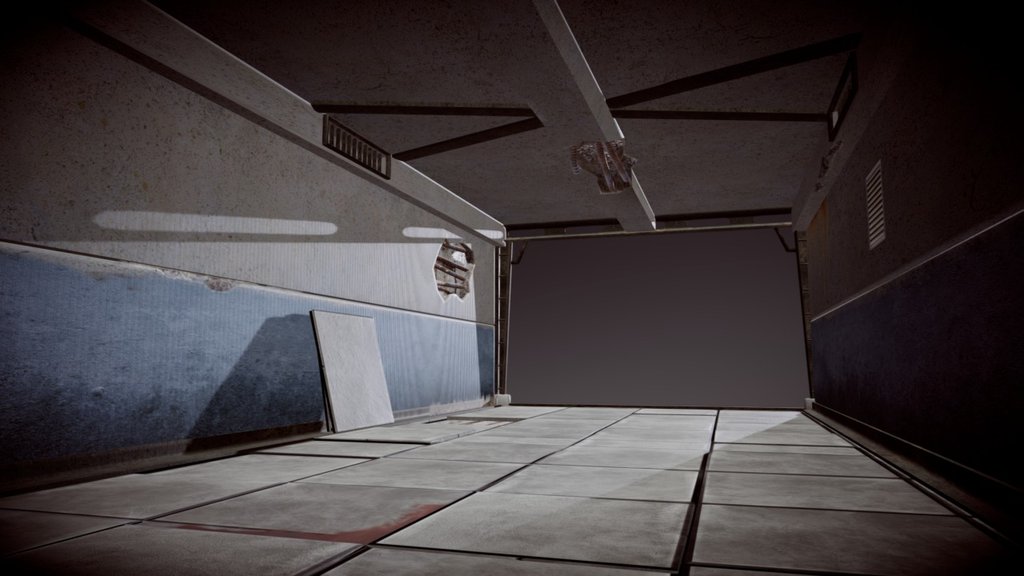 One of many pieces, from my new unity asset store pack: Modular Bunker.  For more info, check my post: -link removed-