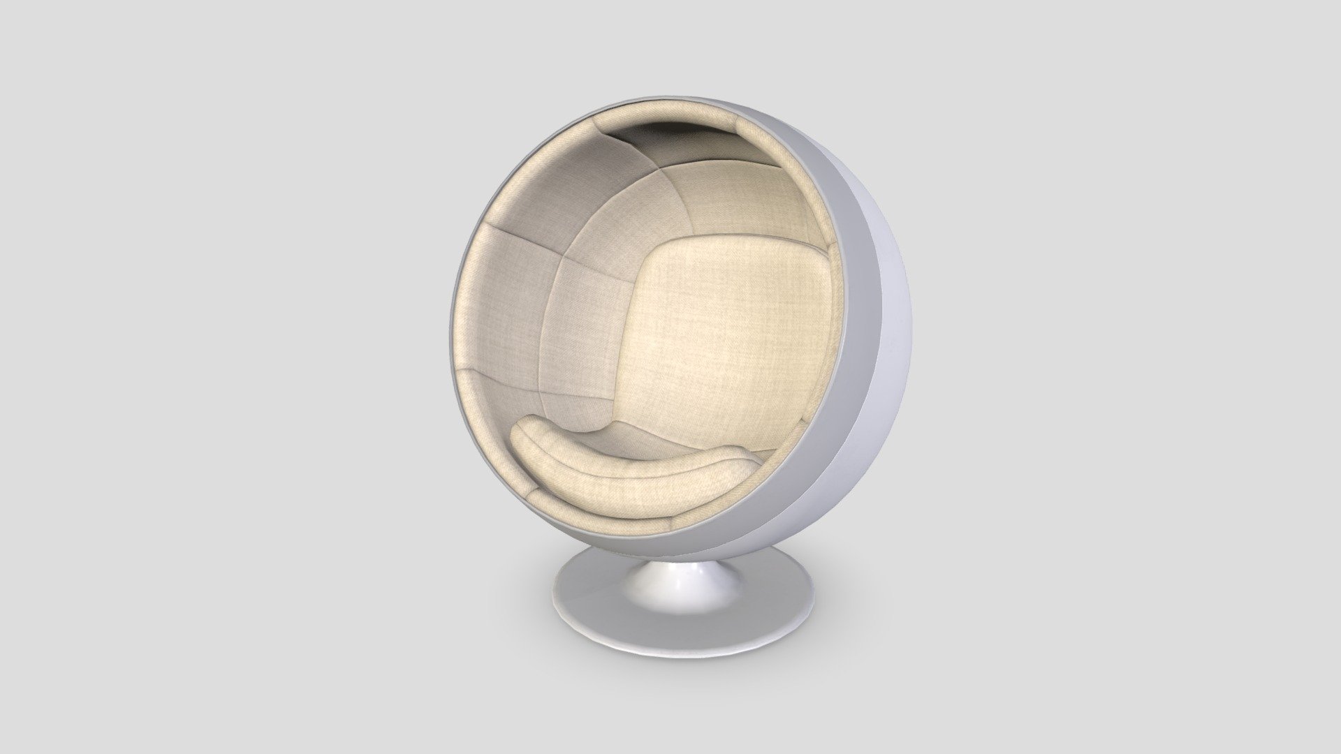 Round Futuristic Armchair with unique design

High-poly and low-poly versions are included

Ready for Virtual Reality (VR), Augmented Reality (AR), metaverses, 3D tours, games and other real-time apps, as well as for advertising and commercial, etc.




Pivot Point at x0, y0, z0

Clean UV

Game-ready

Real-world size

Clear naming

Fully textured with all materials applied

PBR 

Textures:




All materials and textures are included

Textures in 4k, 2k, 1k textures

1k, 2k textures: Albedo, Rough, Metal, ORM in JPEG; Normal in PNG

4k textures: in PNG

Normal map type - OpenGL

Formats:

High-poly model:




FBX with packed textures

OBJ + MTL

blend

Low-poly model:




FBX with packed textures

OBJ + MTL

GLB + USDZ

blend with 4k textures for FBX and OBJ

blend with 2k textures for GLB

If you experience any difficulties while using the models, we will be more than happy to offer our qualified assistance. Thank you for choosing our 3D models!

Sincerely yours,

CyberFox team