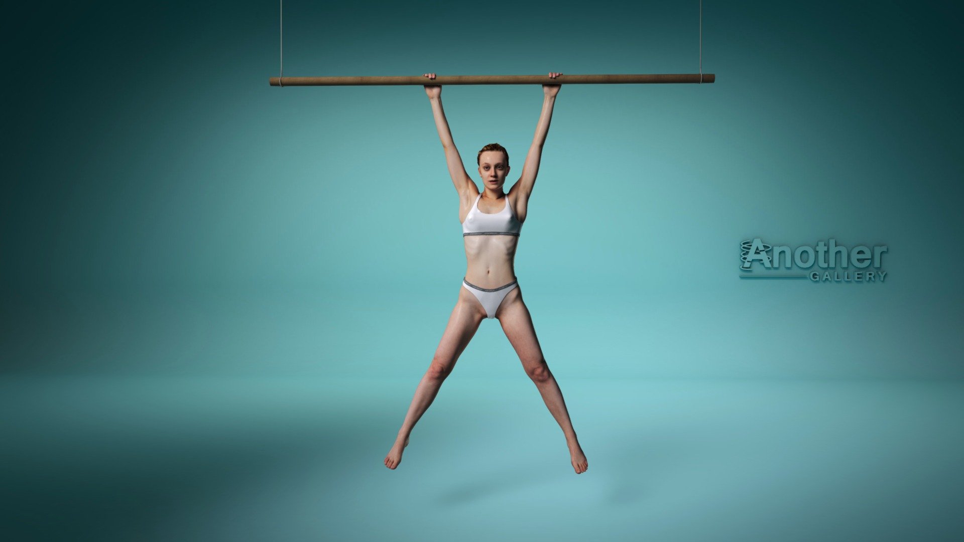 Christie 03_046
Model hanging in perfect X shape

Best viewed in VR !

Photogrametric scan refined and baked with studio lighting.

Find NUDE version on Patreon

More 3D virtual poses and 3D print models at another-gallery

This model has been scanned by another-me.fr