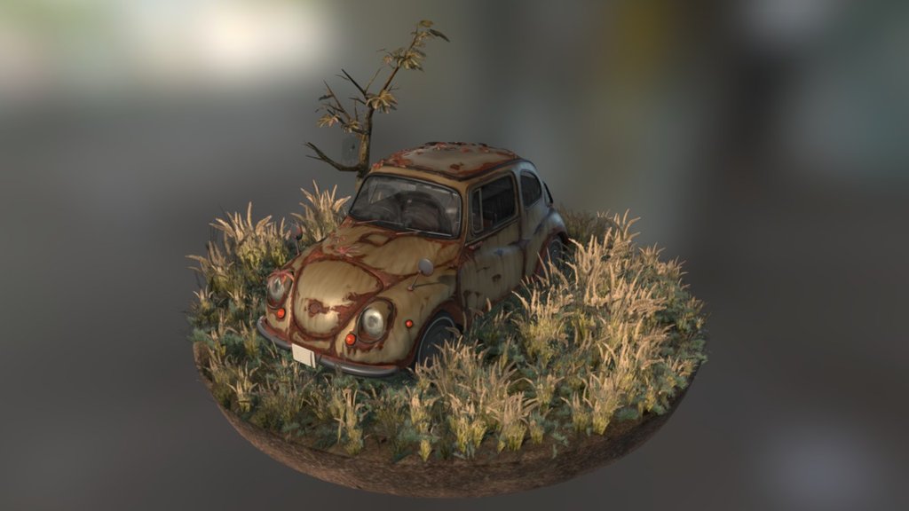 An old Subaru 360. This is not the final version. I'm still working on it.