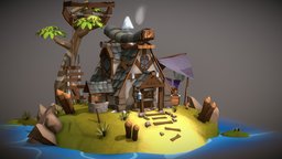 Diorama (no dome) paradise, daehowest, gameart2018