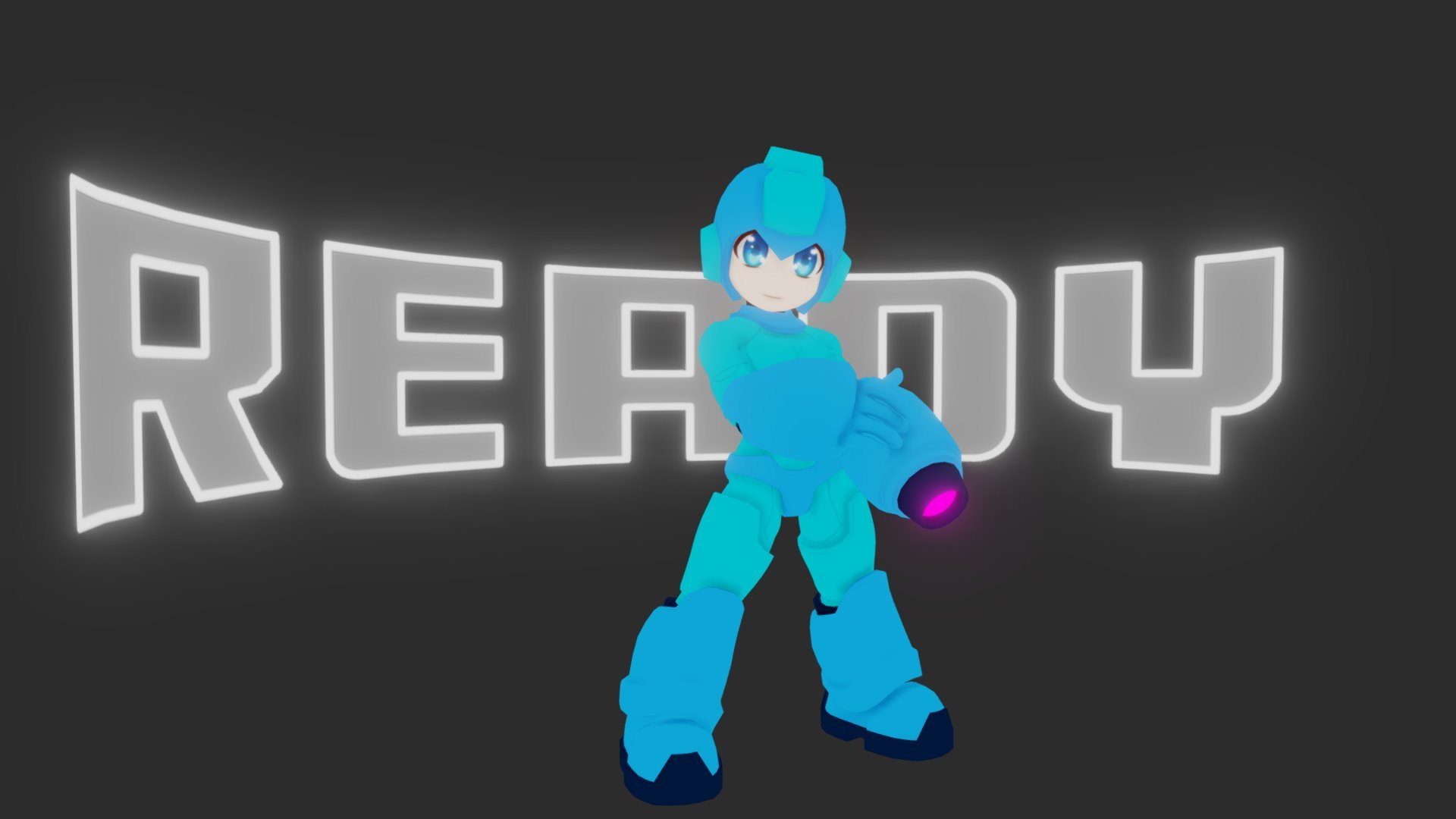 Modeling in Blender, designed for use in Unity3d.

Megaman is a character property by Capcom. Copyright © 2017 Capcom. All rights reserved.