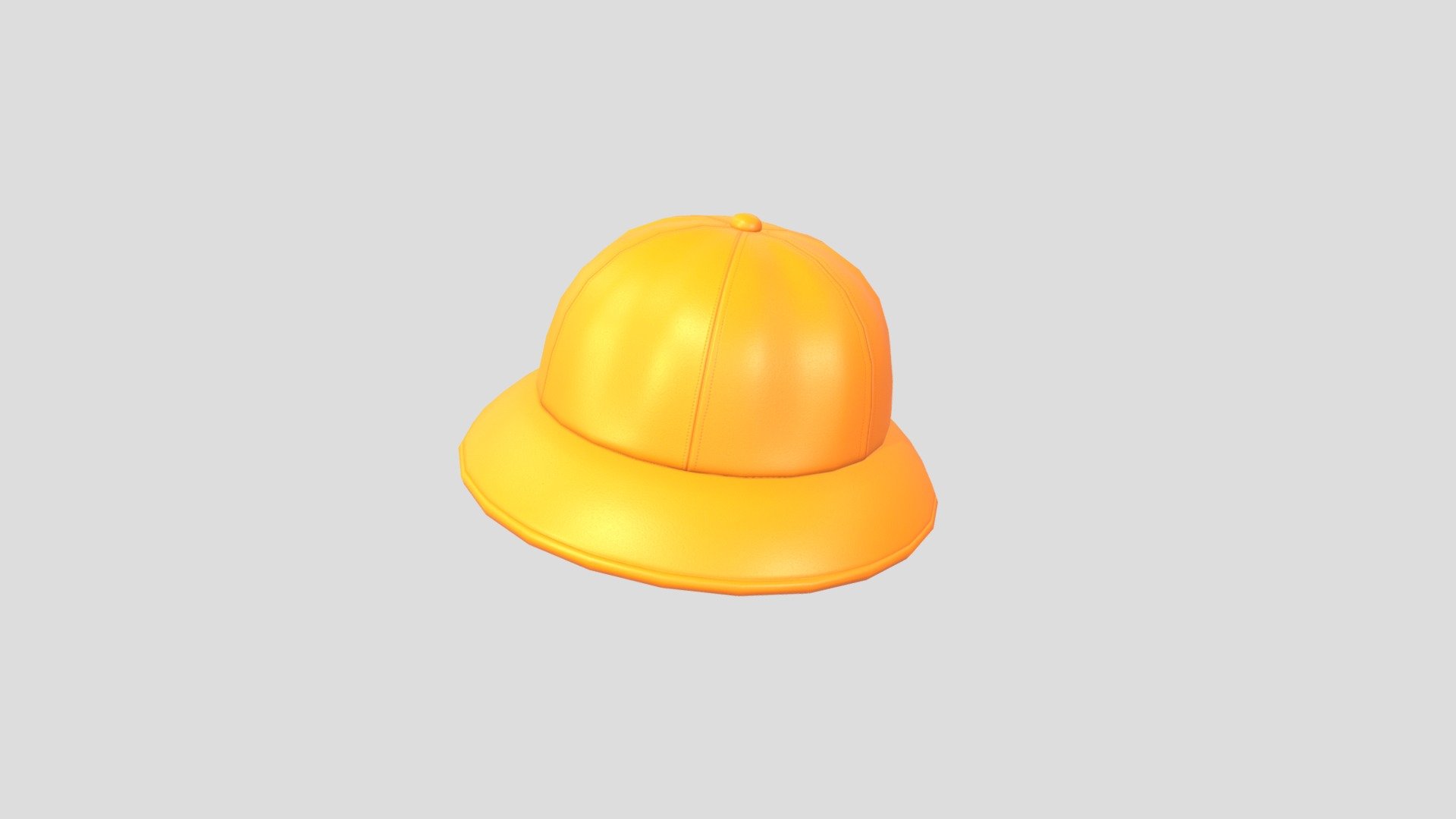 Yellow Bucket Hat 3d model.      
    


File Format      
 
- 3ds max 2021  
 
- FBX  
 
- OBJ  
    


Clean topology    

No Rig                          

Non-overlapping unwrapped UVs        
 


PNG texture               

2048x2048                


- Base Color                        

- Normal                            

- Roughness                         



776 polygons                          

763 vertexs                          
