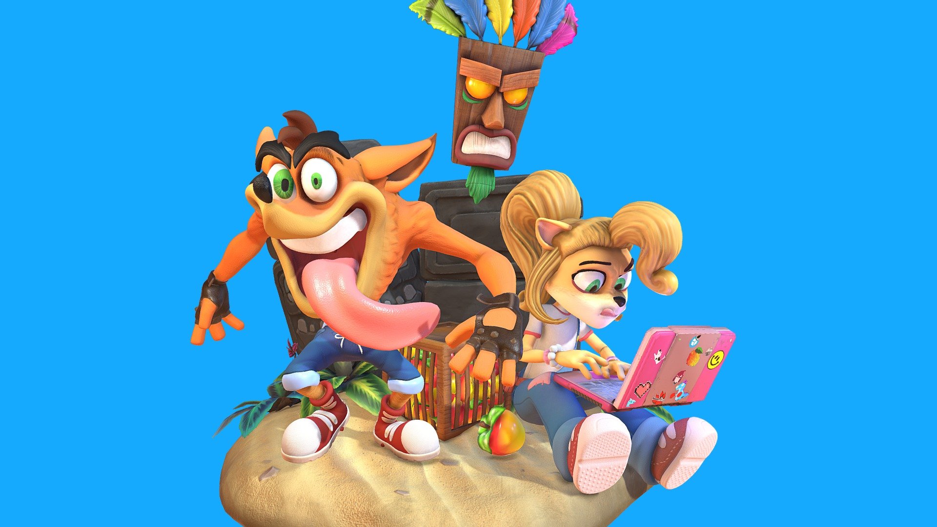 Littel Crash team set in celebration in celebration of Crash Bandicoot 4: It’s About Time.

Full renders here

https://www.artstation.com/nwilly

https://twitter.com/NWilly_Art/status/1312093124244713472