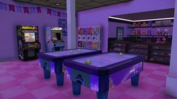 Cute Arcade Diorama hockey, arcade, project, japan, retro, dance, candy, original, graphic, diorama, arcademachine, neon, realistic, marmoset, fnaf, fivenightsatfreddys, retrogaming, cashregister, retrofuturism, sugarrush, originalart, arcade-machine, arcade-cabinet, ddm, texturing-substance, substancepainter, maya, stair, game, studentwork, street, whackamole, arcadegamechallenge, arcadegames, noai