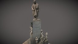 Taras Shevchenko monument in Kharkiv leica, scanning, cyclone, mavic, ngc, geodesy, shevchenko, uav3dmodeling, arhitecture, leicageosystems, rudavin, kharkiv, hdscanning, realitycapture, photogrammetry