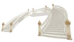 Interior Classical Staircase Dec. 2020 scene, forum, modern, castle, stairs, tile, white, gaming, salon, hotel, luxury, new, classic, ready, marble, hall, gallery, luxurious, duplex, use, classical, lux, 2020, granit, stair, staircase, 3d, texture, lowpoly, model, stone, house, home, interior, royal