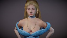 Cinderella body, anatomy, princess, , sss, dress, , , disney, woman, girl, female, rigged, noai