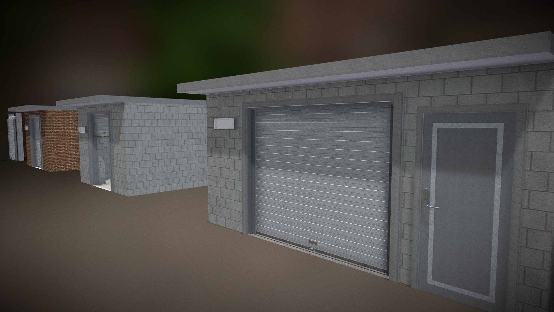 While watching Storage Wars at home, I suddenly thought those small storage units were quite interesting, so I decided to draw the roll-up gates. It turned out to be quite fun.

在家看Storage Wars的时候，突然觉得他们的这些小仓库挺有意思的，然后就对卷闸门进行了绘制，还挺有意思的。