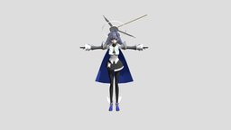 Ouro Kronii - 3D Model youtube, fan-art, character-modeling, ouro, hololive, kronii, vtubers, hololive-council