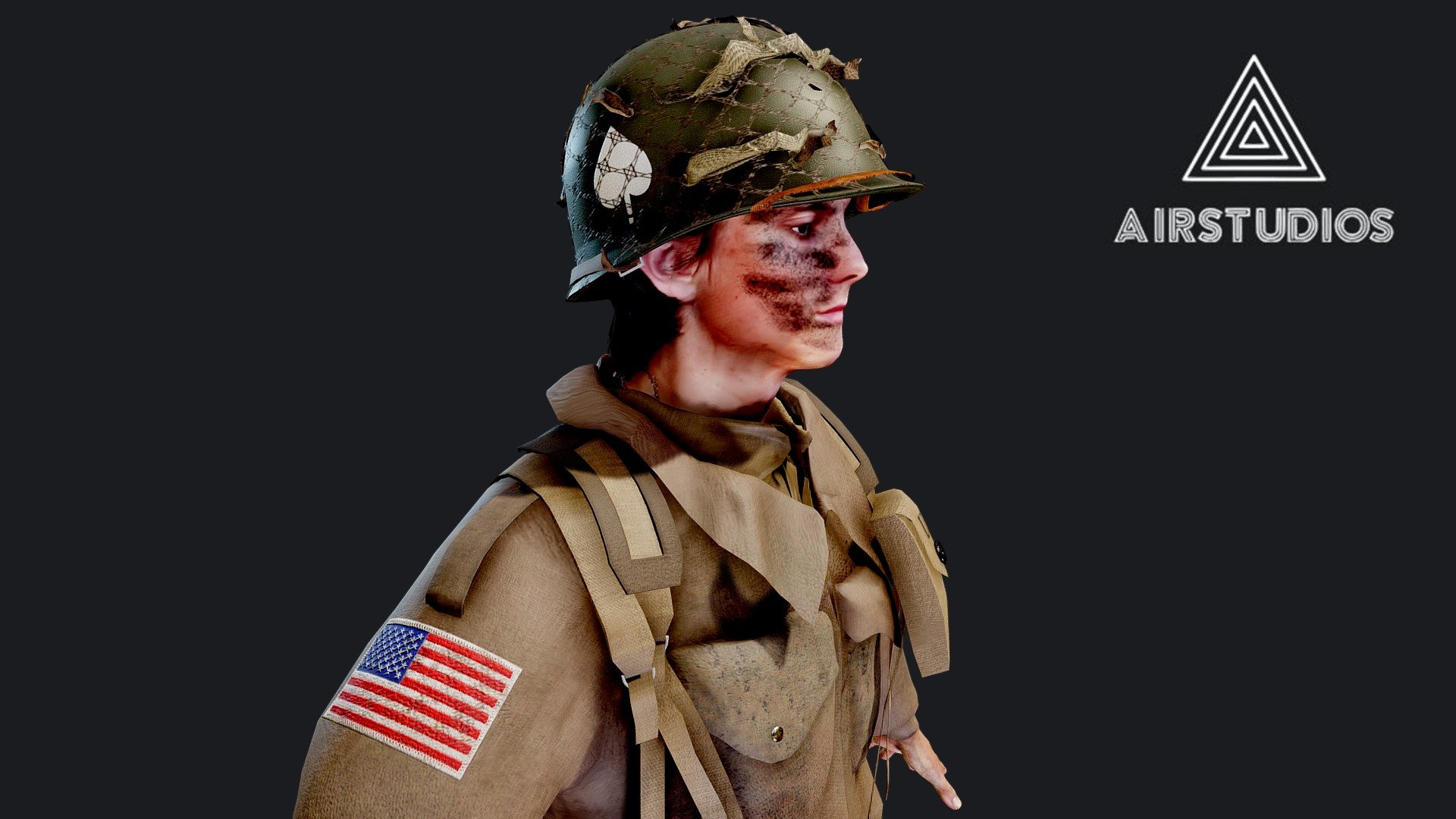 World War 2 US Paratrooper

Textures are imbedded so all you need to do is open the file. No extra work

Made in Maya