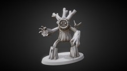 Treant model i made for Vesuvius Media's Dwar7s board game, based on Luis Brueh's concept.
Intended for plastic injection molding, this was split in parts with joints which were drafted at a 6 degree angle.
Created in Zbrush &amp; 3dCoat.