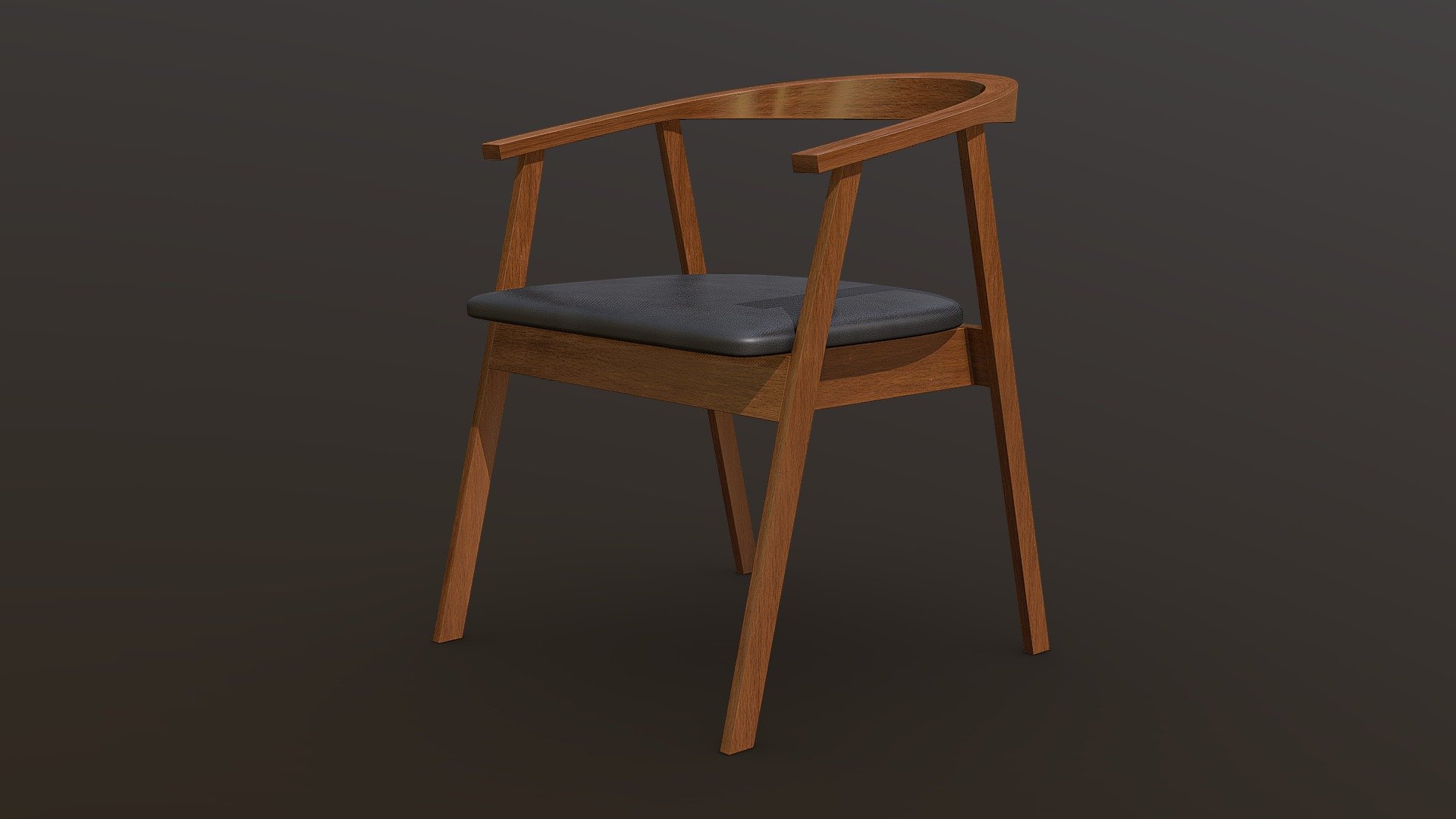 Chair modern style , Please feel free to share and mix my models. Modeled using Blender, textures are from AmbientCG