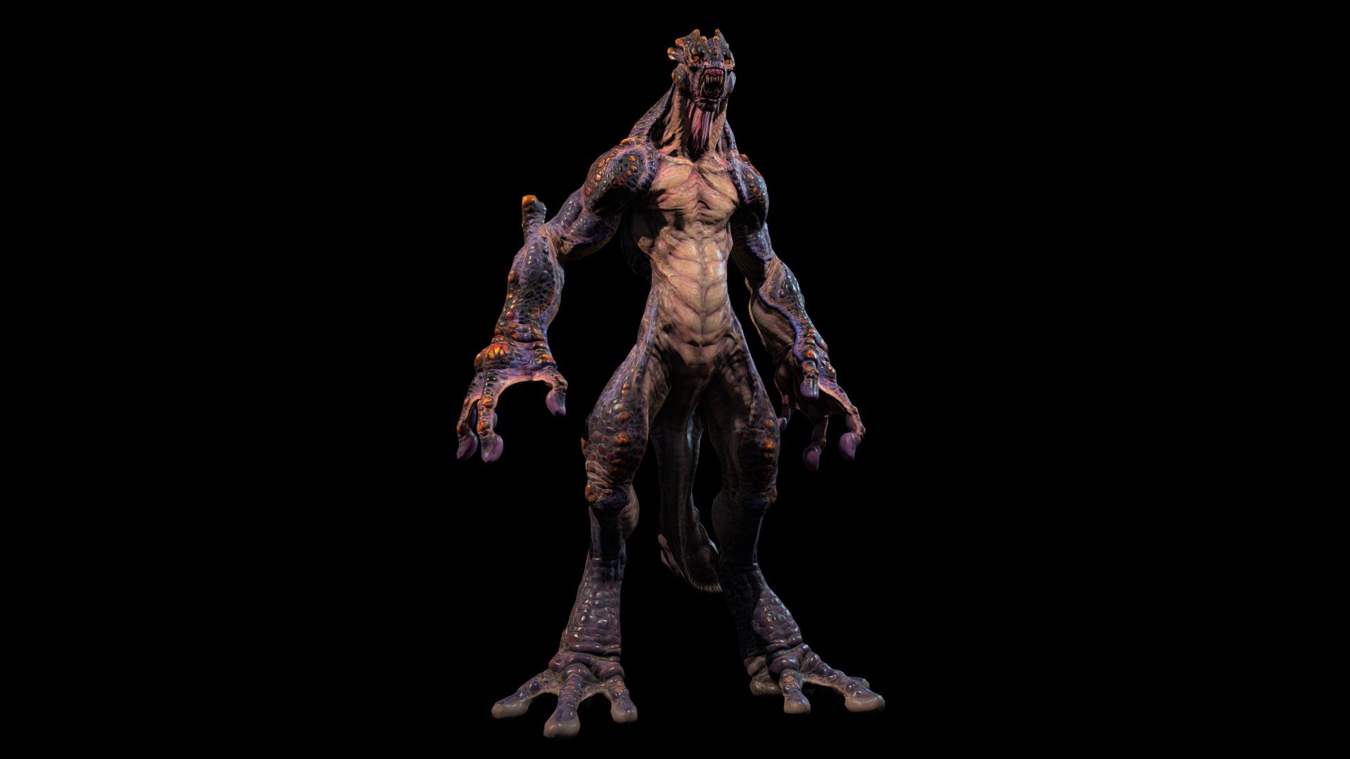 This amphibious beast was created as the test case for my Pluralsight course on Character Design, entitled &ldquo;An Immortal Design: Character Design Theory and Development.