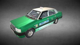 Hong Kong Green Taxi transport, taxi, public, toyota, hongkong