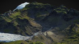 Iceland Mountains Landscape snow, cliff, worldmachine, iceland, background, mountains