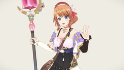 Resna Sternenricht (Atelier Resleriana) gamecharacter, atelierseries, atelierresleriana