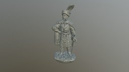 Cossack colonel, Ukraine, 17 century 3d-scanner, 3d-scan, scanned, ukraine, colonel, cossack, 3d-scanned, 17-century, tin-model