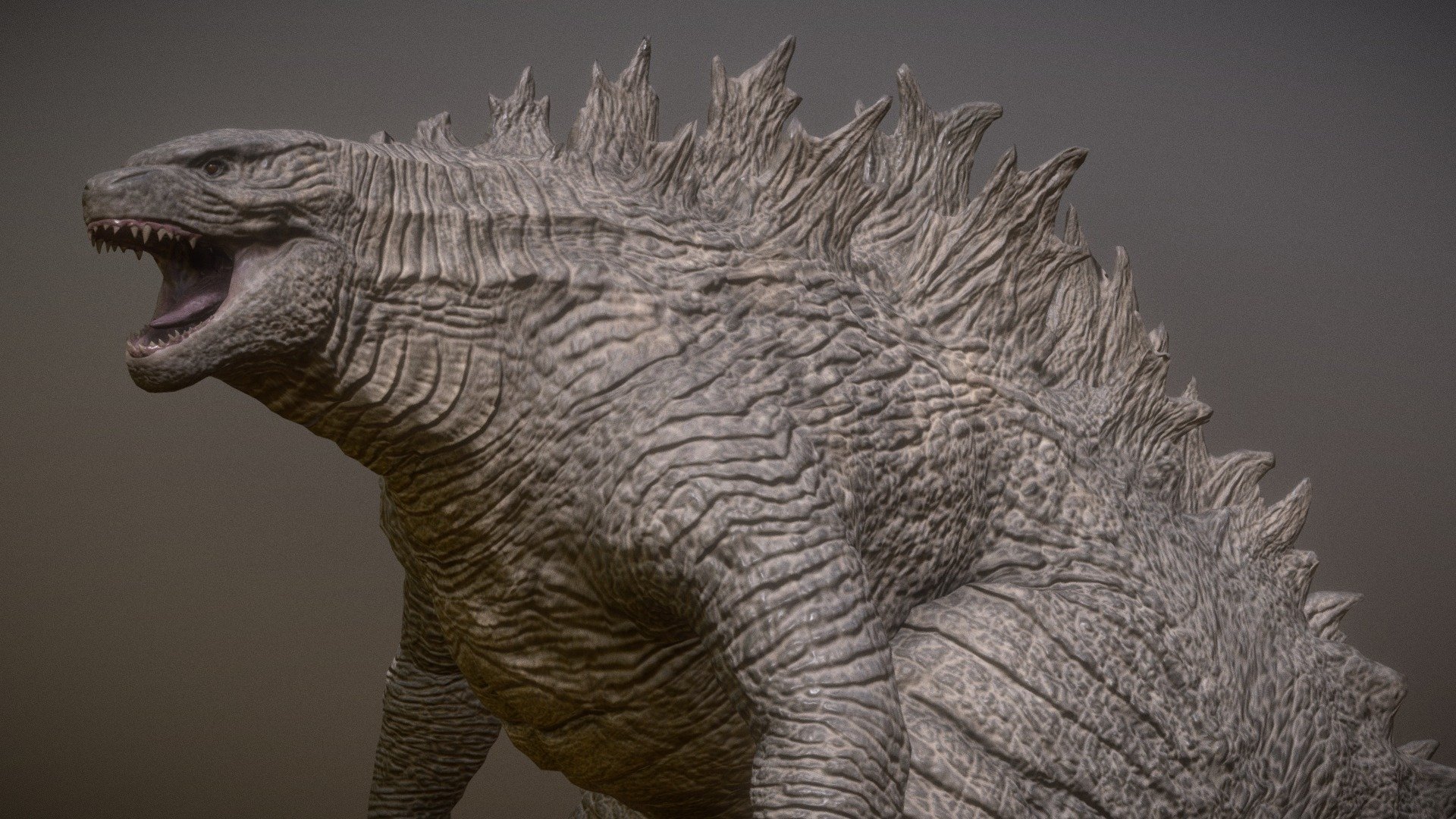 This is a Godzilla 2021 model made in ZBrush and rigged with Blender by me!

UPDATE

Updated the model with the improved version I made 2 years ago with better textures and improved rig.