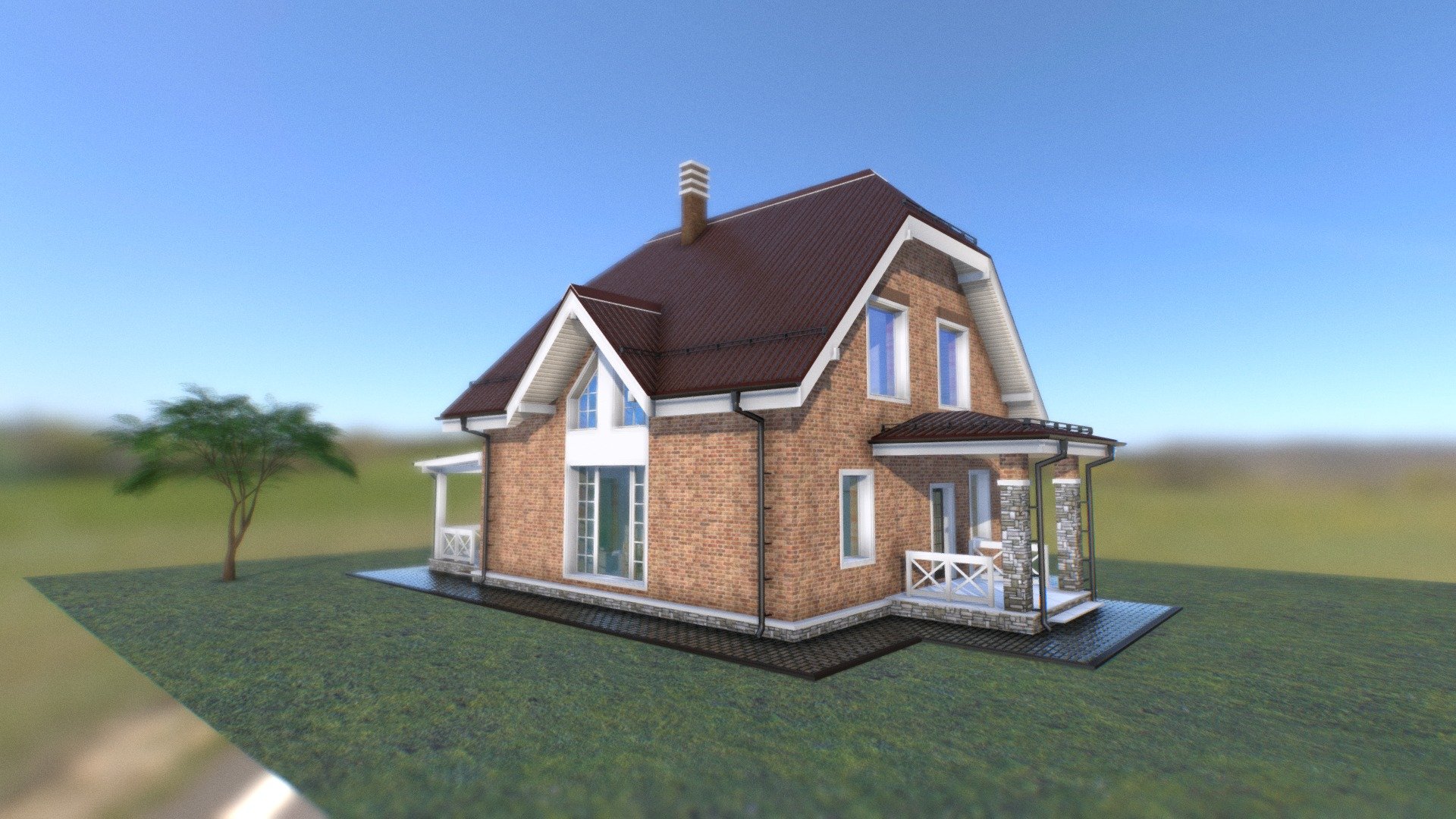 Hello!
If you have any questions about my models contact me

Cute residential house
2 level
4 bedrooms
2 bath
