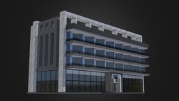 Modern Glass Building modern, exterior, architectural, business, contemporary, archiviz, architecture, glass, building