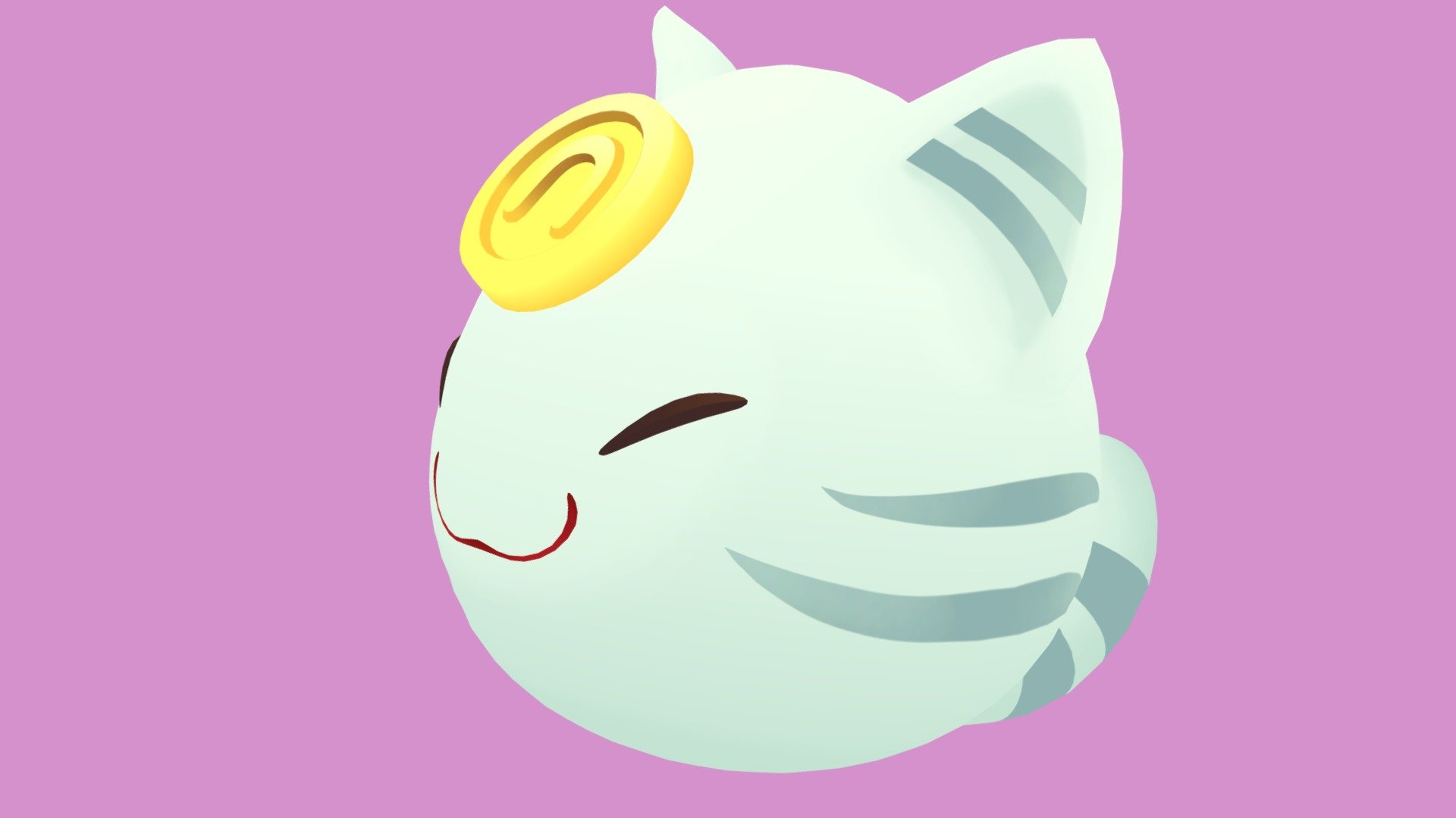 [On Tumblr] | [On DeviantArt]

You have been visited by the feline of fortune! A feeling of prosperity washes over you.

I started this project back in mid September, but it got pushed to the wayside for a long time. Hooo boy, there's nothing like picking up a 3 month old project to realize how much you've improved. I had to redo my retopo completely because I evidently had no idea how edgeflow worked 3 months ago, ahaha!

There's a slight stutter on the animation loop that I couldn't figure out how to fix. It's hardly noticeable, but it bothers me&hellip; >:1