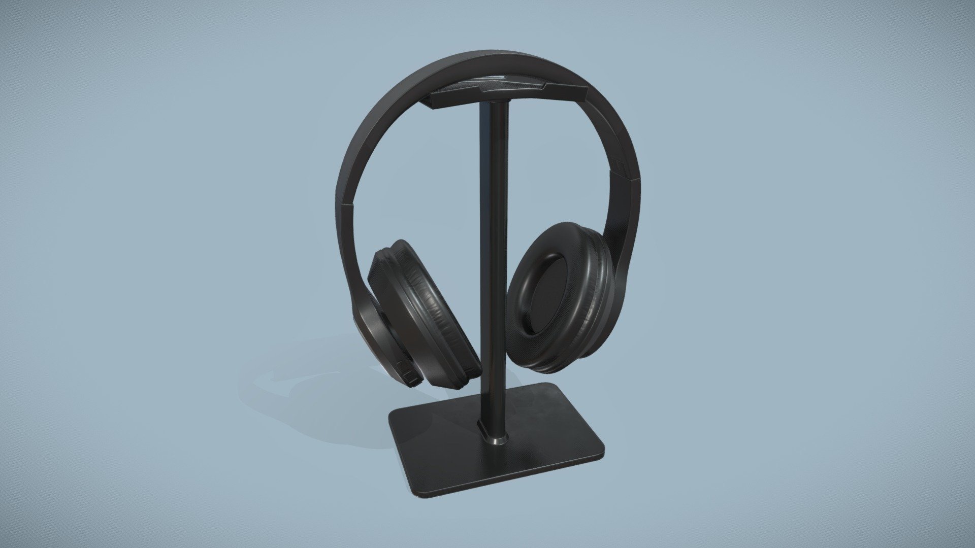 Game ready low-poly Headphones model with PBR textures for game engines/renderers.

This product is intended for game/real time/background use. This model is not intended for subdivision.

Features:




Geometry is triangulated to ensure best shading

All materials and objects named appropriately

Scaled to approximate real world size

Polycount: 11186 tris, 5843 vertices

No special plugins needed

.obj and .fbx versions exported from Blender 2.83

Textures:




Texture resolution: 4096x4096

Texture formats: PNG

General PBR Metallic/Roughness  textures: BaseColor, Metallic, Roughness, Normal(DirectX), Normal(OpenGL), AO

Unity textures: Albedo, MetallicSmoothness, Normal(OpenGL), AO

Unreal Engine 4 textures: BaseColor, OcclusionRoughnessMetallic, Normal(DirectX)

PBR Specular/Glossiness textures: Diffuse, Specular, Glossiness, Normal(DirectX), Normal(OpenGL), AO
