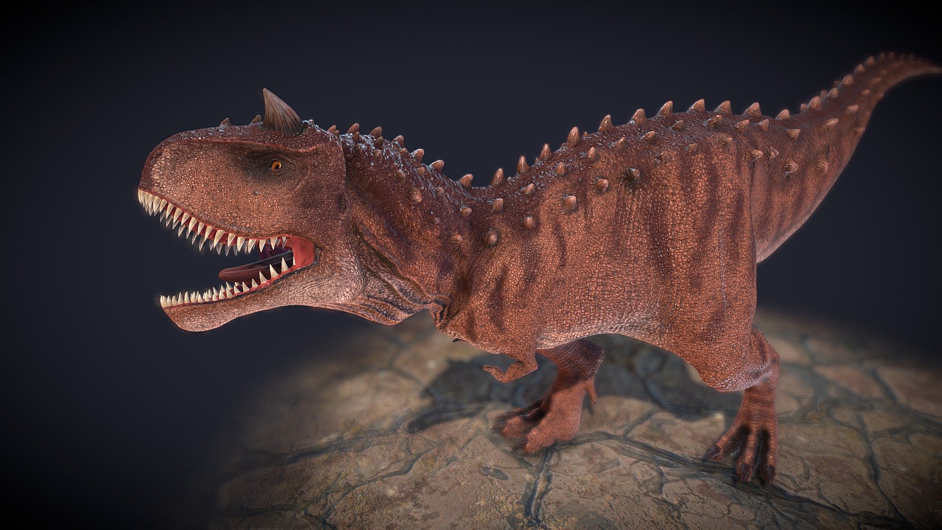 Hi dear friends!

And welcome to the final result of the July Project of my Patreon.

I really enjoyed making this more realistic Dinosaur style, because I used the new blender 2.8 with all the new features that it has.  And this new version of blender is greatest, they improve a lot the 3D performance, the visualization of the matcaps and the workflow, is more intuitive to work and smoother. 

Definitely is a great update of this awesome software. 

Hope you enjoy the result of this project,  you can find the entire workflow videos in my Patreon page or in my Gumroad Shop!!

Please let me know any question I will so glad to help you.

Take Care!
