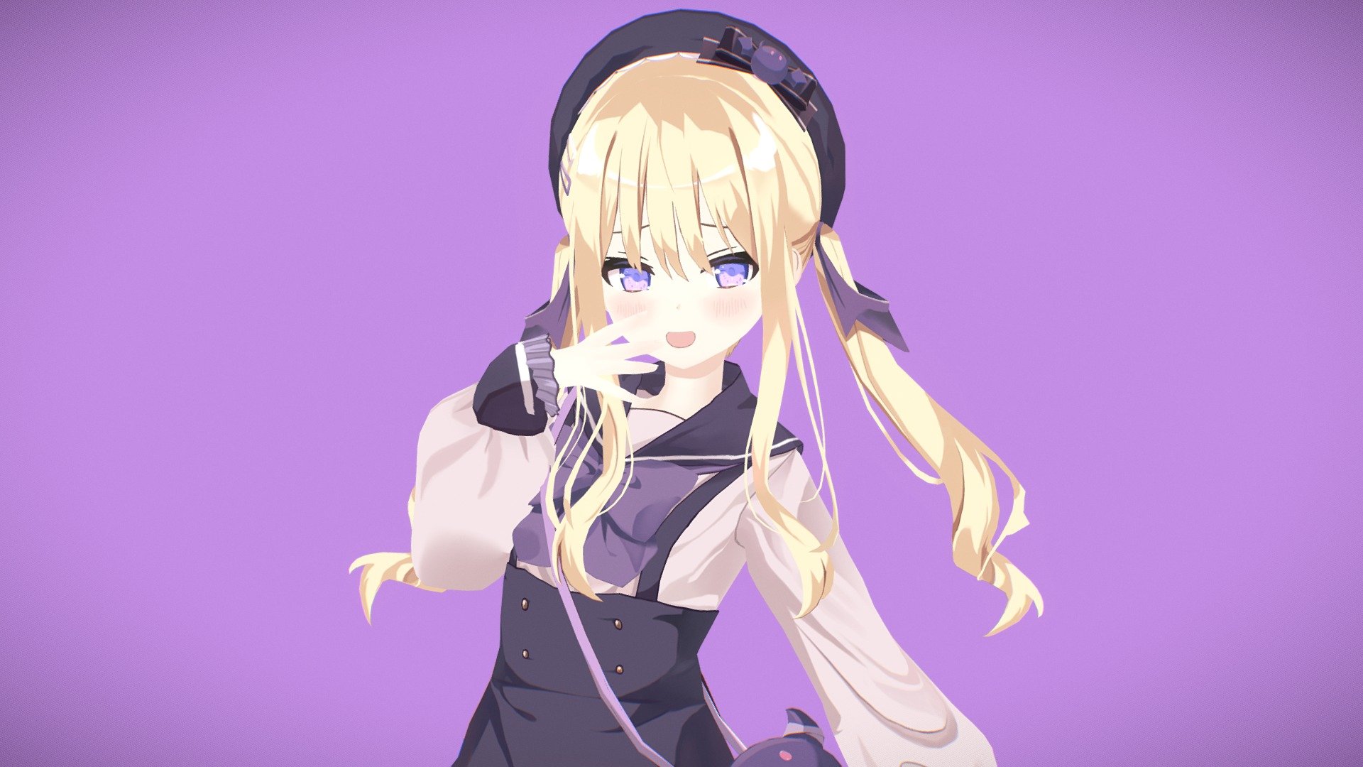 made by vroid and blender
