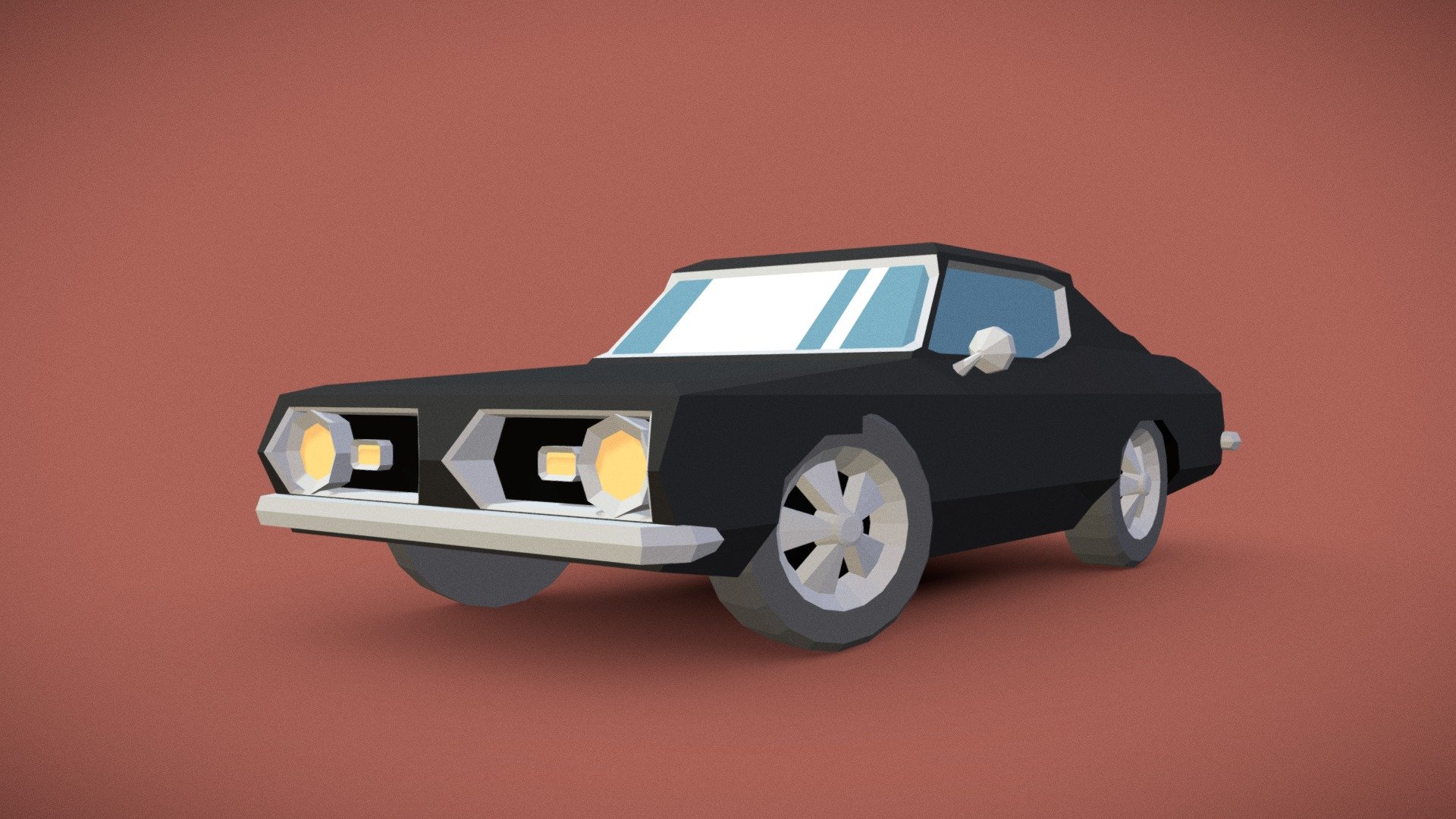 The low poly model of Plymouth Barracuda 1969




The model is flat shaded low poly colored with a texture.

Can be easily recolored.

Optimized for mobile games.
