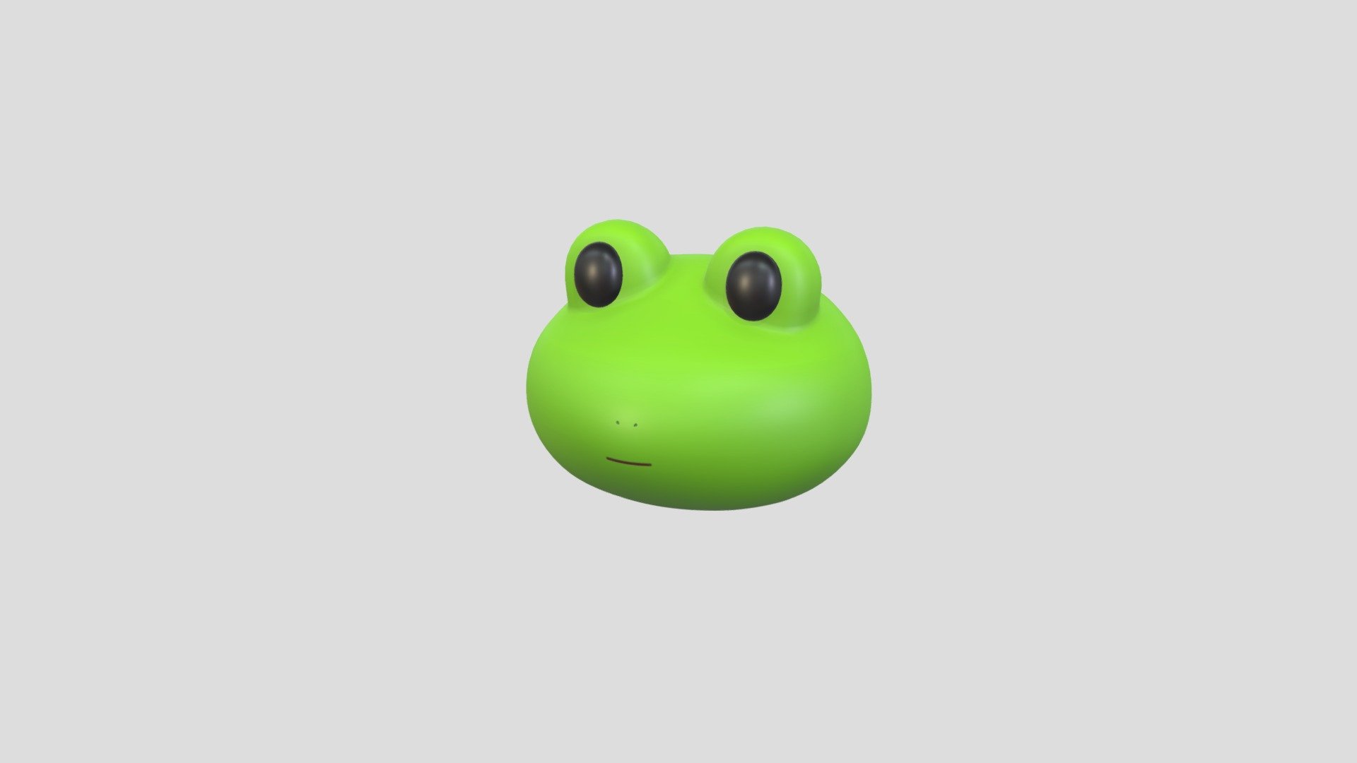 Frog Head 3d model.      
    


File Format      
 
- 3ds max 2023  
 
- FBX  
 
- OBJ  
    


Clean topology    

No Rig                          

Non-overlapping unwrapped UVs        
 


PNG texture               

2048x2048                


- Base Color                        

- Normal                            

- Roughness                         



850 polygons                          

871 vertexs                          

